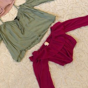 Assorted Cropped Tops